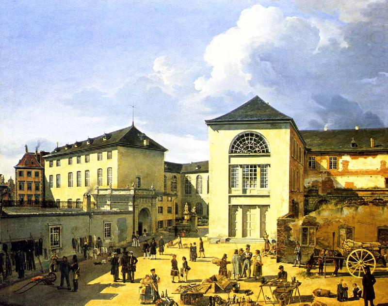 Die alte Akademie in Dusseldorf, Andreas Achenbach